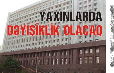 HAKİMİYYƏT YENİ KADR ƏLƏMƏSİNƏ START VERİR HAKİMİYYƏT YENİ KADR ƏLƏMƏSİNƏ START VERİR