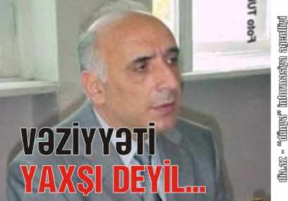MURADVERDİYEVİN SƏHHƏTİNDƏ PROBLEM YARANIB MURADVERDİYEVİN SƏHHƏTİNDƏ PROBLEM YARANIB