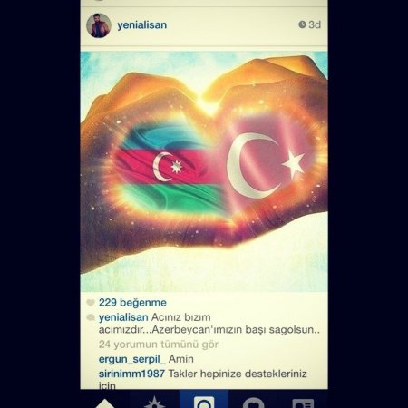Türk müğənnilərdən Azərbaycana dəstək - "Vətənim Azərbaycanım, başın sağ olsun" Türk müğənnilərdən Azərbaycana dəstək - "Vətənim Azərbaycanım, başın sağ olsun"
