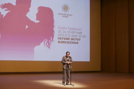 Leyla Əliyeva “Bakı, mən səni sevirəm” kinolayihəsinin təqdimat mərasimində iştirak edib Leyla Əliyeva “Bakı, mən səni sevirəm” kinolayihəsinin təqdimat mərasimində iştirak edib
