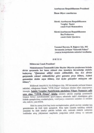 "Altes Group" Vüqar Namazov haqqında açıqlama verdi "Altes Group" Vüqar Namazov haqqında açıqlama verdi