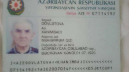 Həyat yoldaşı Berlinə qədər gedən 96 yaşlı nənə nazirdən nə istədi Həyat yoldaşı Berlinə qədər gedən 96 yaşlı nənə nazirdən nə istədi