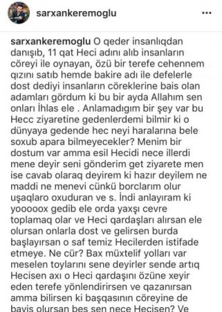 "Həci” adını alıb, insanların çörəyi ilə oynayır" "Həci” adını alıb, insanların çörəyi ilə oynayır"
