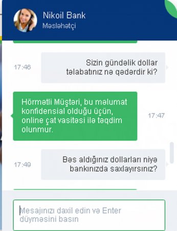 NikoilBank-dan Bakıda DOLLAR SABOTAJI NikoilBank-dan Bakıda DOLLAR SABOTAJI