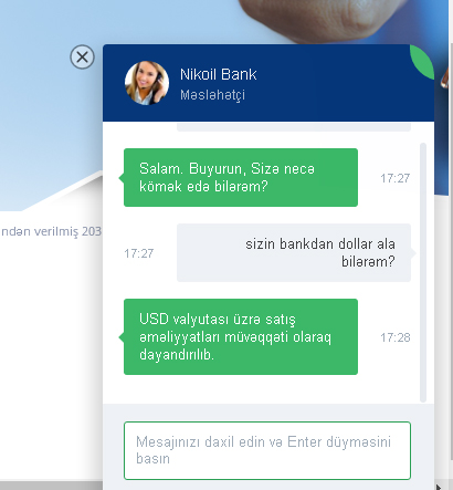 NikoilBank-dan Bakıda DOLLAR SABOTAJI NikoilBank-dan Bakıda DOLLAR SABOTAJI