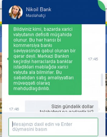 NikoilBank-dan Bakıda DOLLAR SABOTAJI NikoilBank-dan Bakıda DOLLAR SABOTAJI