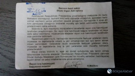 Lerik İcra Hakimiyyətindən Qarabağ əlilinə qarşı haqsızlıq Lerik İcra Hakimiyyətindən Qarabağ əlilinə qarşı haqsızlıq