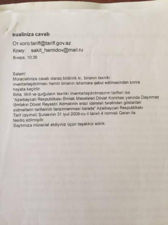 “Hacıbala bizdən binanın istismar aktını təsdiq etmək üçün mənzillər istəyirвЂ¦”