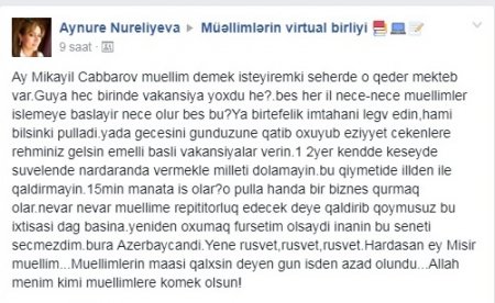 Mikayıl Cabbarova ağır ittihamlar: Mikayıl Cabbarova ağır ittihamlar: