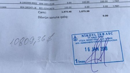 "Nikoil Bank" vətəndaşdan artıq pul tələb edir "Nikoil Bank" vətəndaşdan artıq pul tələb edir