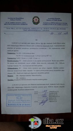 ""Dobromed" Hospitalında pulumu alıb, gözümü kor etdilər..." ""Dobromed" Hospitalında pulumu alıb, gözümü kor etdilər..."
