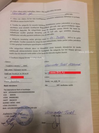 "Narıncı Mebel" MMC-dən daha bir ŞİKAYƏT: "Narıncı Mebel" MMC-dən daha bir ŞİKAYƏT: