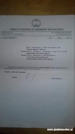 "Rəvan Sığorta"dan rəvan olmayan əməllər... "Rəvan Sığorta"dan rəvan olmayan əməllər...
