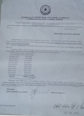 "Dəmirbank" orta məktəb müəlliminə necə qənim kəsilib... "Dəmirbank" orta məktəb müəlliminə necə qənim kəsilib...