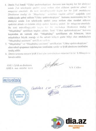 Şamaxı Astrofizika Rəsədxanasında NƏLƏR BAŞ VERİR? Şamaxı Astrofizika Rəsədxanasında NƏLƏR BAŞ VERİR?