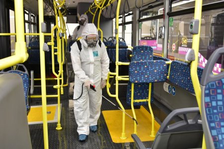 “Xaliq Faiqoğlu” şirkətinin avtobusları mütəmadi dezinfeksiya edilir “Xaliq Faiqoğlu” şirkətinin avtobusları mütəmadi dezinfeksiya edilir