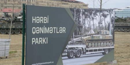 Hərbi Qənimətlər Parkında maxinasiya? Hərbi Qənimətlər Parkında maxinasiya?