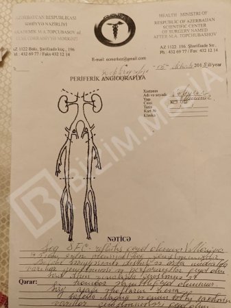 Baş həkim: “Mənim xəstəxanamda sənə yer yoxdur” Baş həkim: “Mənim xəstəxanamda sənə yer yoxdur”