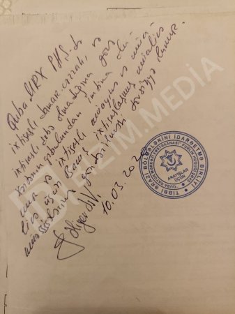 Baş həkim: “Mənim xəstəxanamda sənə yer yoxdur” Baş həkim: “Mənim xəstəxanamda sənə yer yoxdur”