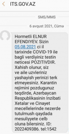 "Hamı kimi mənə də vaksin vuruldu..." "Hamı kimi mənə də vaksin vuruldu..."