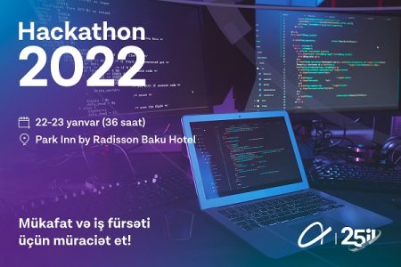 "Azercell Hackathon 2022" müsabiqəsinə qeydiyyat başladı! "Azercell Hackathon 2022" müsabiqəsinə qeydiyyat başladı!