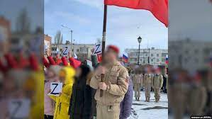 Erməni məktəbliləri вЂ?Z’ şəklində düzüblər Erməni məktəbliləri вЂ?Z’ şəklində düzüblər