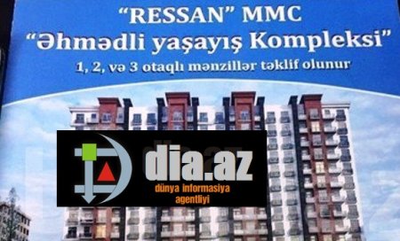 "Ressan MMC"nin rəhbəri sakinləri "soyur" "Ressan MMC"nin rəhbəri sakinləri "soyur"