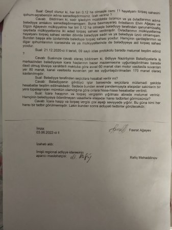 Bələdiyyə sədri özü-özünü BELƏ İFŞA ETDİ... Bələdiyyə sədri özü-özünü BELƏ İFŞA ETDİ...