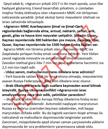 İran Azərbaycan meyvəsini daşımağa imkan vermir, «AZAL» da 5 qat baha daşıyır İran Azərbaycan meyvəsini daşımağa imkan vermir, «AZAL» da 5 qat baha daşıyır