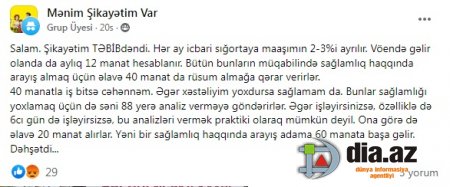 Vətəndaş TƏBİB-in əlindən ZARA GƏLİB... Vətəndaş TƏBİB-in əlindən ZARA GƏLİB...