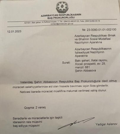 İlginc «Azkontrakt» MÜƏMMASI... İlginc «Azkontrakt» MÜƏMMASI...