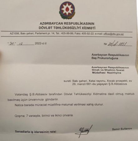 İlginc «Azkontrakt» MÜƏMMASI... İlginc «Azkontrakt» MÜƏMMASI...