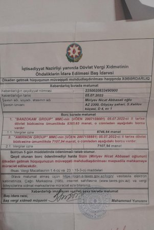 Dövlət dələduzların VERGİSİNİ VƏTƏNDAŞA ÖDƏTDİRİR? Dövlət dələduzların VERGİSİNİ VƏTƏNDAŞA ÖDƏTDİRİR?