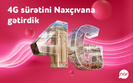 “Nar” 4G şəbəkəsi Naxçıvanda! “Nar” 4G şəbəkəsi Naxçıvanda!