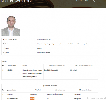 BU NƏDİ BELƏ: ATU-nun prorektorunun iki oğlu da yanında işləyir BU NƏDİ BELƏ: ATU-nun prorektorunun iki oğlu da yanında işləyir