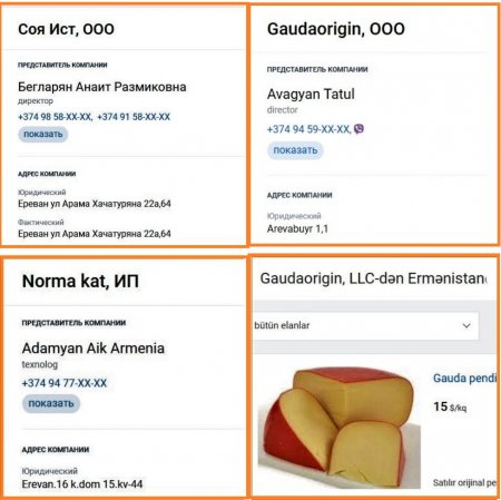 Rusiya Ermənistandan aldığı süd məhsullarına niyə qadağa qoyub? Rusiya Ermənistandan aldığı süd məhsullarına niyə qadağa qoyub?