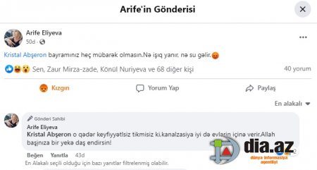 `Kristal Abşeron` narazılıq yaratmaqda birincidir.... `Kristal Abşeron` narazılıq yaratmaqda birincidir....