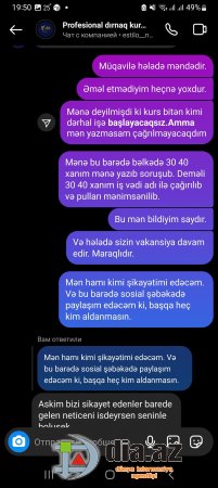 İş təklifi adı altında AÇIQ DƏLƏDUZLUQ...