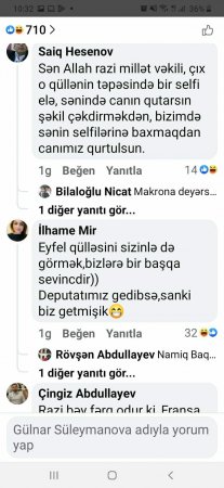 Deputat bu dəfə Parisdən şəkil paylaşdı, tənqid olundu Deputat bu dəfə Parisdən şəkil paylaşdı, tənqid olundu