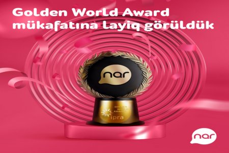 “Nar” beynəlxalq mükafata layiq görülüb “Nar” beynəlxalq mükafata layiq görülüb