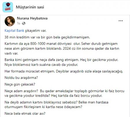"Noldu bu araşdırma? Neçə gün çəkəcək?"