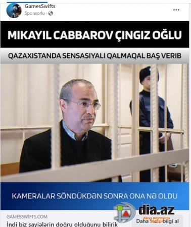 İnternet dələduzları indi də Mikayıl Cabbarovu HƏDƏFƏ ALDI... İnternet dələduzları indi də Mikayıl Cabbarovu HƏDƏFƏ ALDI...