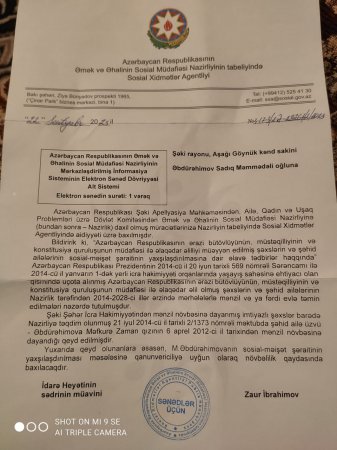 Şəkinin icra başçısı Şəhid ailəsi ilə MƏZƏLƏNİR? Şəkinin icra başçısı Şəhid ailəsi ilə MƏZƏLƏNİR?