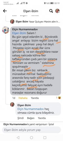 Trolluq edən məktəb direktoru `DİMDİYİNDƏN İLİŞDİ`... Trolluq edən məktəb direktoru `DİMDİYİNDƏN İLİŞDİ`...