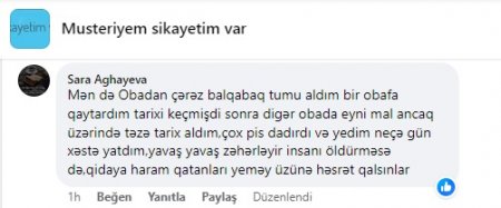 "Qidaya haram qatanları yemək üzünə həsrət qalsınlar..." "Qidaya haram qatanları yemək üzünə həsrət qalsınlar..."