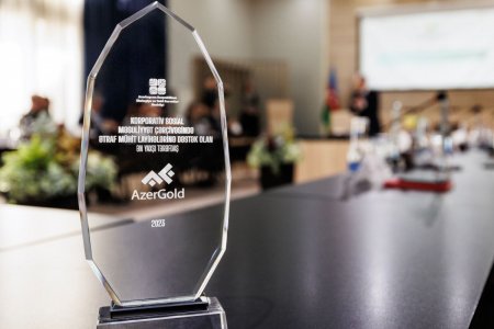 “AzerGold” ekoloji sahədə “2023-cü ilin ən yaxşı tərəfdaşı” nominasiyası üzrə təltif edilib