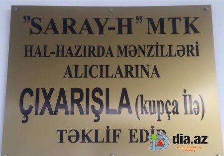 “Saray-H” MTK-ya məxsus yaşayış kompleksində ciddi problemlər var