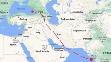 Hindistan-Iran marşrutu Azərbaycandan keçəcək
