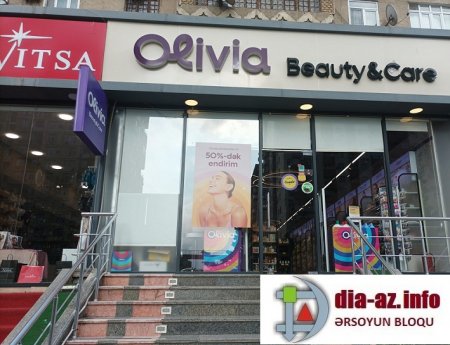 `OLİVİA` kosmetika mağazası BELƏ ALVER EDİR?