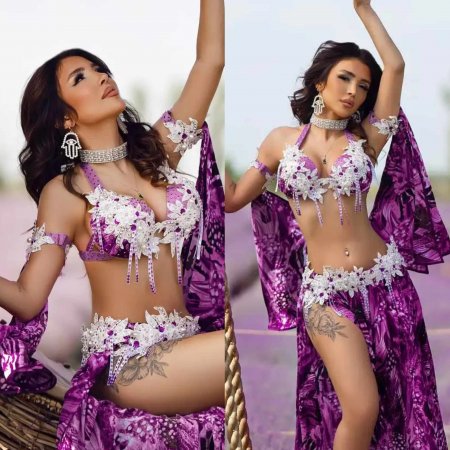 Lavanda tarlasını "studiya"ya çevirdi Lavanda tarlasını "studiya"ya çevirdi